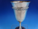 Meadow Rose by Wallace Sterling Silver Water Goblet H220 7" x 3 1/4" (#1513)