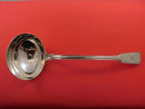 Threaded by Various Makers English Sterling Silver Soup Ladle Engraved Lion
