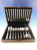 Aegean Weave Gold by Wallace Sterling Silver Flatware Set 12 Service 60 pieces