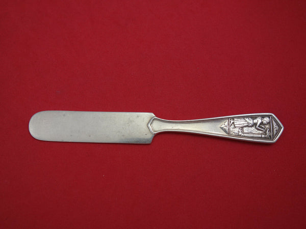 King and Queen Design by Tiffany Sterling Silver Baby Knife w/Queen 5"