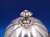 Norwegian .830 Silver Coffee Set 3pc Coffee Sugar Creamer #854 (#8065) Lovely!