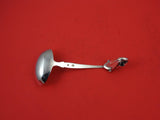 Danish Sterling by Various Makers Sterling Silver Gravy Ladle 3-D leaf 5 1/2"