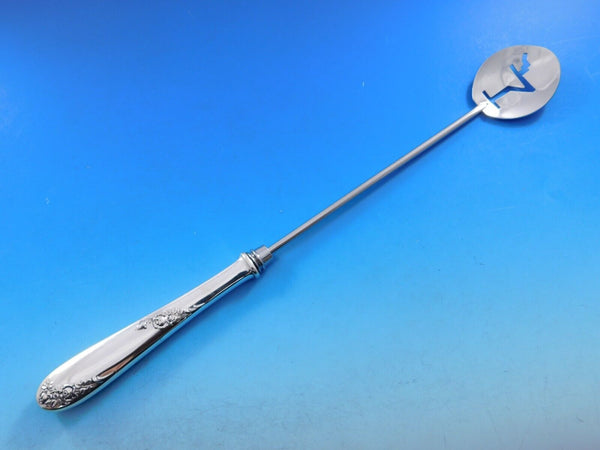 Sweetheart Rose by Lunt Sterling Silver Martini Spoon HHWS  Custom Made 11 3/8"