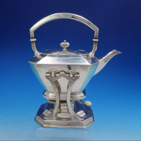 Fairfax by Durgin-Gorham Sterling Silver Kettle On Stand Marked #04 (#4102)