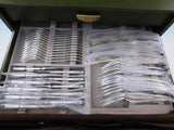 Vendome Arcantia Christofle Silverplate Flatware Set 12 Service 121 pcs Unused