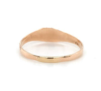 10k Yellow Gold Turquoise Glass and Seed Pearl Ring Size 6.75 Jewelry (#J6330)
