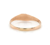 10k Yellow Gold Turquoise Glass and Seed Pearl Ring Size 6.75 Jewelry (#J6330)