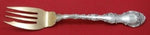 Strasbourg By Gorham Sterling Silver Salad Fork Goldwashed 6 3/8"