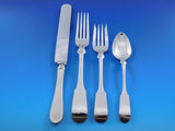 Fiddle by Porter Blanchard Sterling Silver Flatware Set Service Dinner 37 pcs