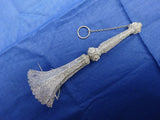 Sterling Handmade Tussie Mussie Posey Posy Holder Filigree Flower Overlay #J1232