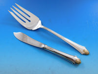 Edgemont Gold by Gorham Sterling Silver Flatware Set For 12 Service 52 pc Dinner