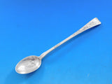 Lap Over Edge Acid Etched by Tiffany Sterling Parfait Spoon Petal Flower 6"