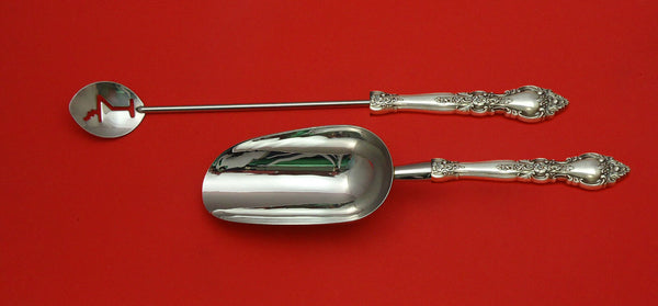 Belvedere by Lunt Sterling Silver Bar Set 2pc HHWS Custom Made
