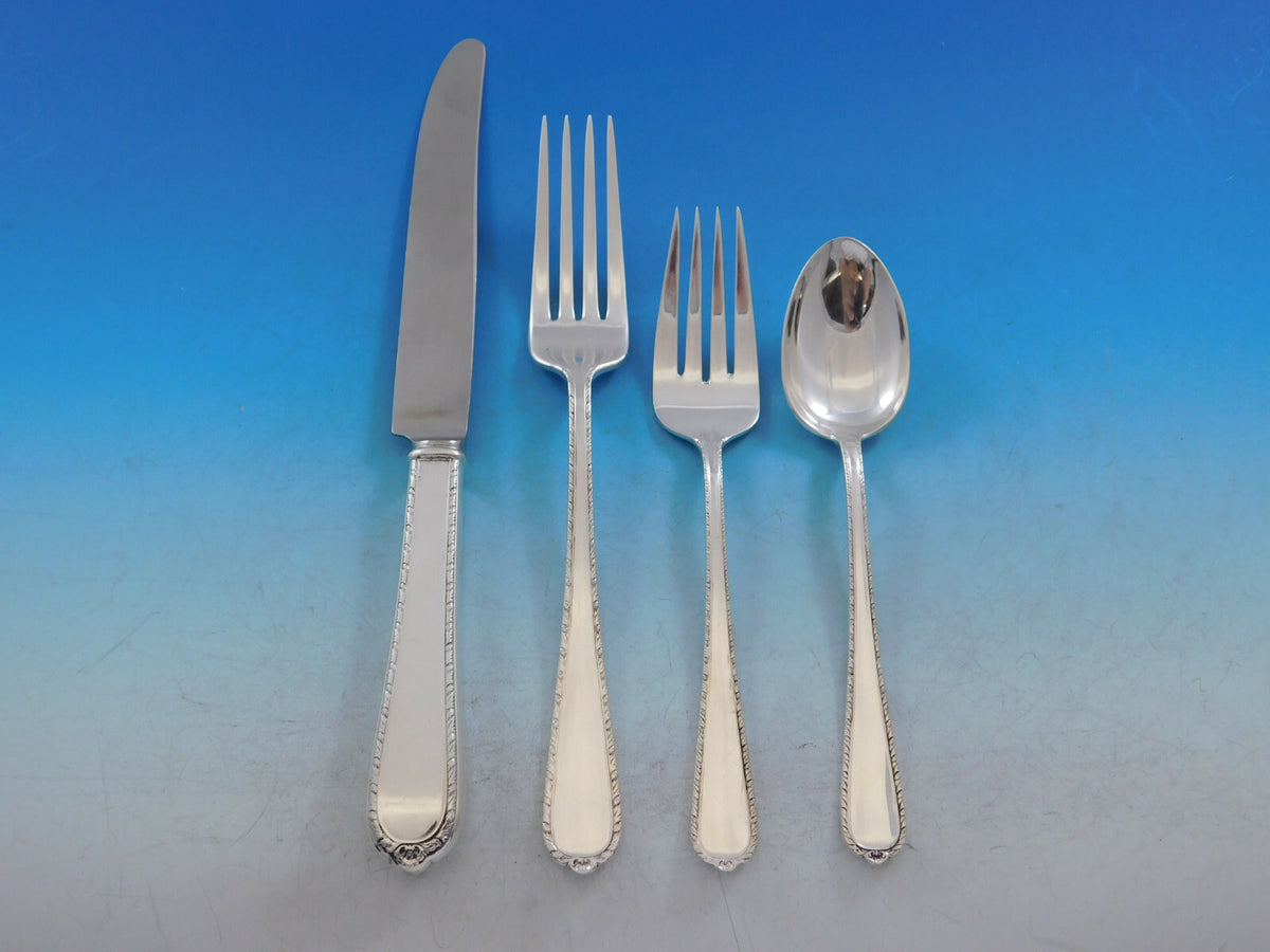 Silverware Pine Tree Pattern Pine Tree by International Sterling Silver Flatware 12 Set Service 169 ...