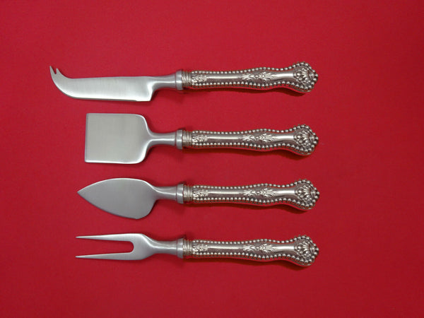 Charles II by Dominick and Haff Sterling Silver Cheese Serving Set 4pc Custom