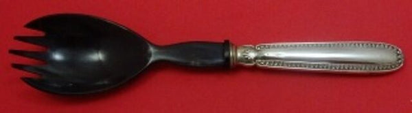 Impero by Zaramella Argenti Sterling Silver Salad Serving Fork with Horn 9"