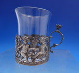 W. Mammatt and Son English Estate Sterling Silver Cup Holder w/Glass Liner #6958