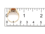 10k Yellow Gold 2.91ct Genuine Natural Citrine Ring Size 4.75 Jewelry (#J7395)