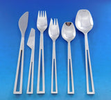 Avanti by Celsa Mexico Sterling Silver Flatware Set 12 Service Modern 76 pieces