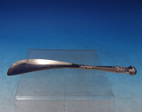 Foster and Bailey Sterling Silver Shoe Horn w/SP Blade Green Cabochon 8" (#7256)