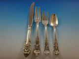 Sir Christopher by Wallace Sterling Silver Flatware Set For 18 Service 97 Pieces