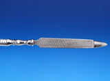 Lily of the Valley by Whiting Sterling Silver Nail File Flat Handle WS 7" #7667