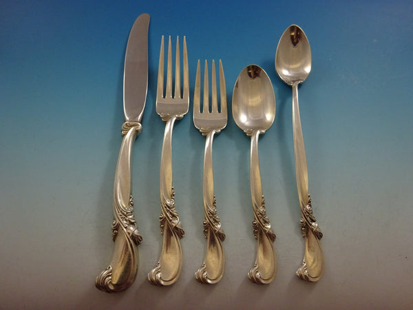 Waltz of Spring by Wallace Sterling Silver Flatware Set 8 Service 45 Pieces