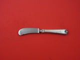 George II Rex Hand Chased by Watson Sterling Butter Spreader HH paddle notch 6"