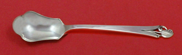 Woodlily by Frank Smith Sterling Silver Relish Scoop Custom Made 5 3/4"