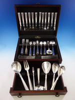 Baronet aka Arvesolv by Hans Hansen Sterling Silver Flatware Set Service Danish