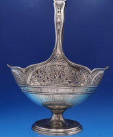 Sweester Co. NY Sterling Silver Fruit Basket Pierced #1769 13 1/3" (#8381)