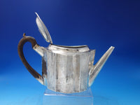 PBAB English Sterling Silver Tea Pot London Hand Engraved c.1790 (#6007)