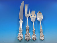 Francis I Reed & Barton Sterling Silver Flatware Set 12 Service 101 pcs Dinner