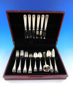 Albi by Christofle Vermeil France Silverplated Flatware Service Set 54 pieces