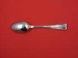 Lap Over Edge Acid Etched By Tiffany Sterling Place Soup Spoon w/ flower 7 1/4"