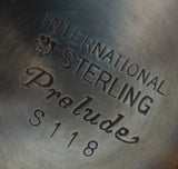 Prelude by International Sterling Silver Salt & Pepper Shakers 2pc #S118 (#1623)