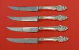 Vienna by Reed and Barton Sterling Silver Steak Knife Set 4pc HHWS Custom 8 1/2"