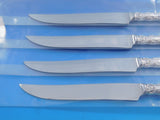 Strasbourg by Gorham Sterling Silver Steak Knife Set 4pc Texas Sized Custom