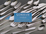 Studio by Gorham Stainless Steel Flatware Set for 8 Service 45 Piece - New