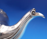 Elkington English Victorian Sterling Silver Tea Pot 3-D Finial Chased (#8437)