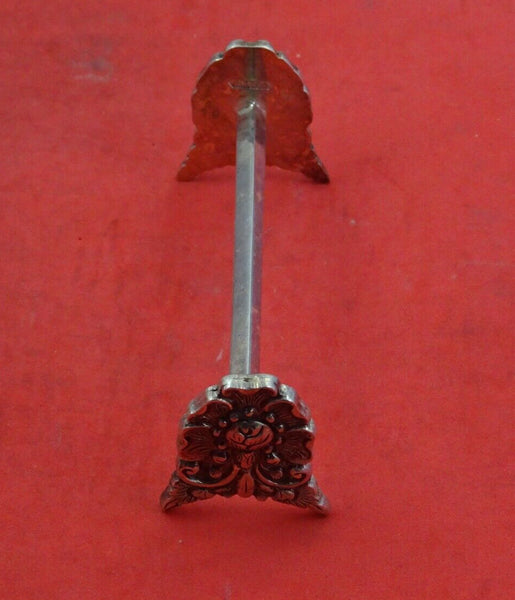 Floral by Unknown 800 Silver Knife Rest Danish 2 7/8" x 1 1/4" x 1 1/8"