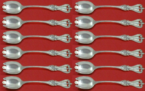 Old Colonial by Towle Sterling Silver  Ice Cream Dess. Fork Set 12 pieces 5 3/4"