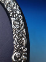 Keyford Frames Limited English Sterling Silver Picture Frame Oval Floral (#6191)