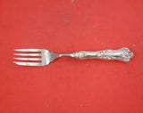 New King by Birks Sterling Silver Dessert Fork Hollow Handle w/ Stainless 6 3/8"