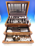 Thread Edge by James Robinson Sterling Silver Flatware Dinner Service 191 pieces
