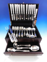 Shell and Thread by Tiffany Sterling Silver Flatware Set 12 Service 66 pc Dinner