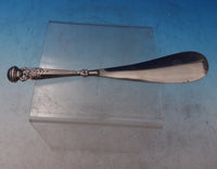 Foster and Bailey Sterling Silver Shoe Horn w/SP Blade Green Cabochon 8" (#7256)