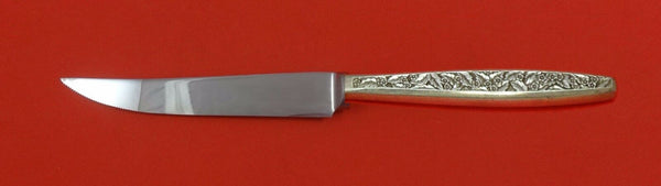 Valencia by International Sterling Silver Steak Knife Serrated Custom 8 1/2"