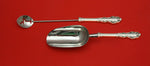 Dresden Scroll by Lunt Sterling Silver Bar Set 2pc HHWS Custom Made