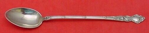 Meadow Rose by Wallace Sterling Silver Parfait Spoon 7" Long Vintage